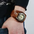 Retro Men's Punk Watches Men's Quartz Wrist Watches Classic Leather Strap Watches Clock Relogio Masculino Reloj Hombre Top Brand.