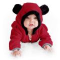(NEW)Toddler Baby Boys Cartoon Ears Hoodie Zip Clothes Jumpsuit. 