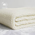【Factory spot】This white lamb wool rice white lamb wool clothing fabric plush cloth shoes and hat top lining.