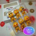 6 Pieces(Small Size 30*50Mm), Emoji Spring Doll, Cute Emoji Bobble Head Dolls For Car/Table / Bike Showpieces Bounce Toys. - Doll. 
