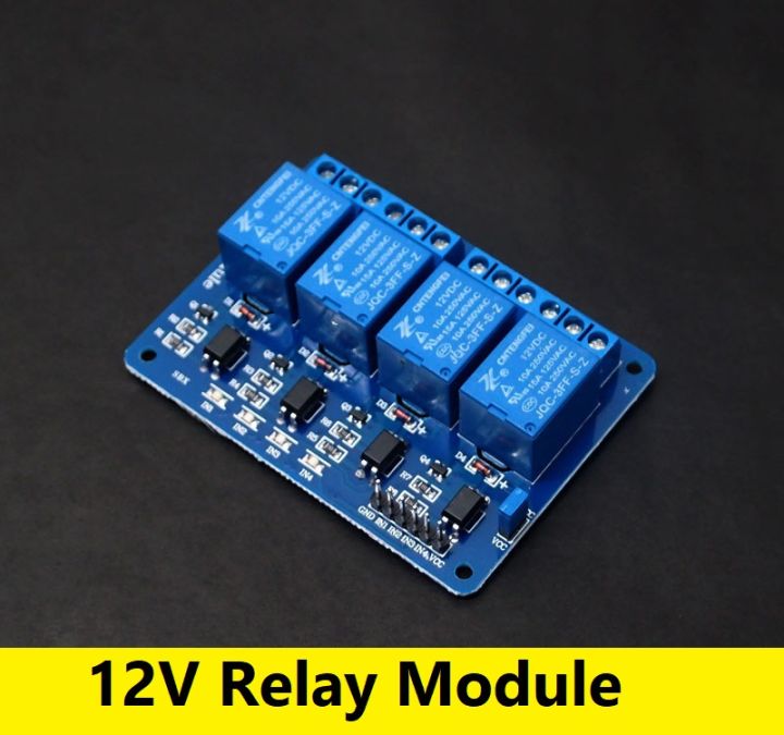 4CH 5V Relay Module With Screw Terminal Relay Module 5V 4 Channel Relay Module DC 5V Relay Switches With Optocoupler Protection