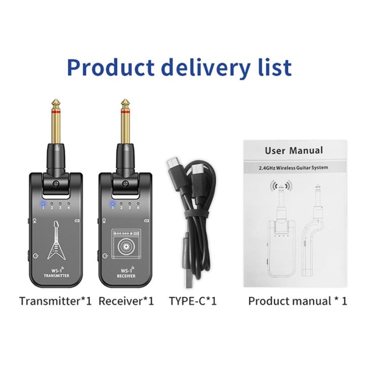 WS-1%202.4GHz%20Wireless%20Guitar%20System%20Rechargeable%20Audio%20Transmitter%20and%20Receiver%20-%20black%20-%20Image%203
