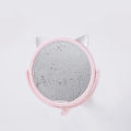 Suction wall folding vanity mirror Cute cartoon cat ears self-adhesive wall mirror Telescopic rotating bathroom mirror. 