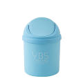 Mini Desktop Bin Shake Lid Type Waste Can Tube With Cover Bedroom Trash Can Garbage Can Storage Box Home Desk Dustbin Unique. 