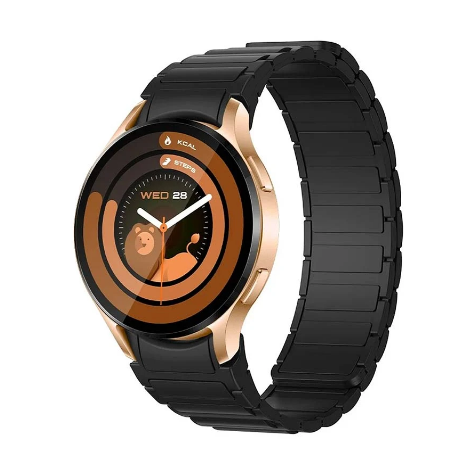 COLMI i28 Ultra Rose Gold Amoled Bluetooth Calling Smart Watch with Magnetic Strap