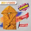 Luxurious Bathrobe, 100% Cotton Adult Bathrobe SPA Bath Robe, So Soft & Comfortable. 