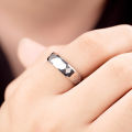 In Stock Hexagon Finished Silver High Polished Tungsten Carbide Rings For Men Carbide Rings Fashion Jewelry Rings. 