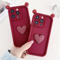 Case Cover For OPPO Reno 4Z 4 3 2 5 7 Pro 6 Plus A36 A76 A96 A92S Realme 9i 4G Phone Case Liquid Silicone Silicone Angel Eyes Cute 3D Ears Love Heart Cute Protection Couple INS Full Protection Fashion Luxury Cartoon Shockproof Camera Protective. 