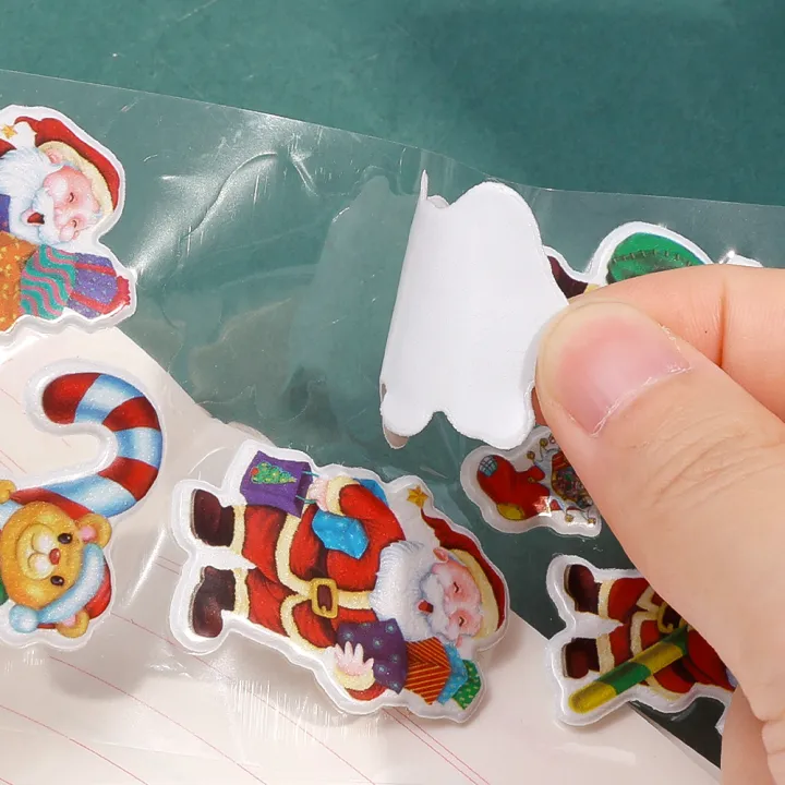 1/5/10Pcs%20Festival%20Gift%203D%20Bubble%20Sticker%20Cartoon%20Santa%20Claus%20Bell%20Puffy%20Stickers%20New%20Year%20Sticky%20Decor%20For%20Kid%20-%20Image%205