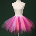 Women's New Carnival Costume Tulle Skirt Rockabilly Underskirt Short Shaggy Skirt Ball Gown Ballet Dance Dress Evening Dress.