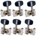 6Pcs 3R3L Guitar Tuning Pegs Open Machine Heads Acoustic Folk Guitar Tuning Peg Tuners Parts. 