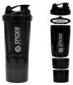 NEW SPORTS/Spider Water Bottle Shaker Cups Sports Cup Portable 500ml Removable Three Protein Powder. 