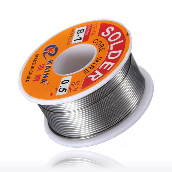 63/37%200.5mm%20TinLead%20Rosin%20Core%20Solder%20Wire%20Spool%20-%20Image%202