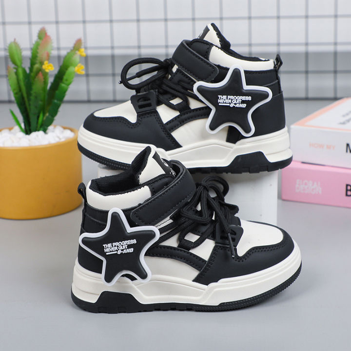 28 Black - Starfish Children's Artificial Leather Shoe