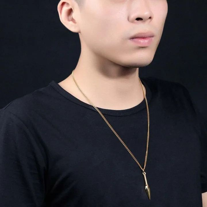 Stainless%20Steel%20Chain%20Necklace%20for%20men%20kwentas%20for%20men%20Fashion%20Women%20Gold%20Black%20Barb%20Chain%20Necklace%20Spear%20Pendant%20Jewelry%20Gift%20kwintas%20pang%20lalaki%20uso%20ngayon%20-%20Image%206