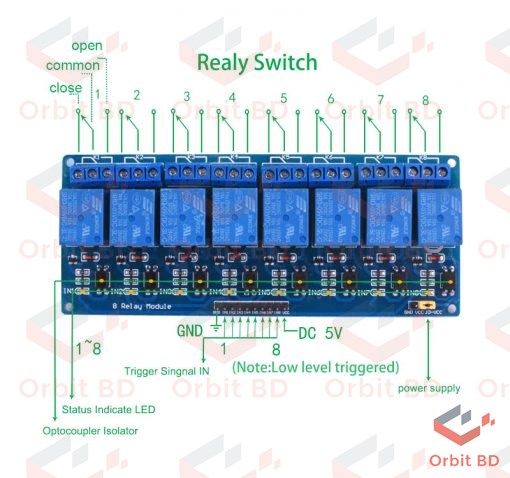 5V%20Relay%20Module%20DC%205V%20Eight%20Channel%20Isolated%20Relay%20Control%20Module%20With%20Screw%20Terminal%20For%20Arduino%208%20Channel%20DC5V%20With%20Optocoupler%20Protection%20-%20Image%204