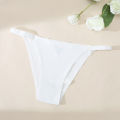 Women's Viscose Seamless Panties - Soft Thin Strap Briefs. 