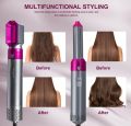 5 in 1 Hot Air Styler Hair Dryer Comb Multifunctional Styling Tool for Curly Hair machine for Straightening Curling Drying Combing Scalp Massage Styling. 