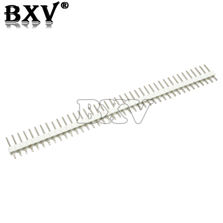 10PCS%202.54MM%2040Pin%201x40P%20New%20Male%20Pin%20Header%20Strip%20Single%20Row%20Male%20Breakable%20Pin%20Header%20Connector%20Strip%20For%20Arduino%20-%20Image%202