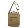 New casual men's canvas shoulder bag men Messenger bags simple lightweight small travel bag crossbody bag.