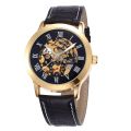 ebay Shenhua men's fashion casual classic tungsten steel hollow automatic mechanical watch wholesale. 