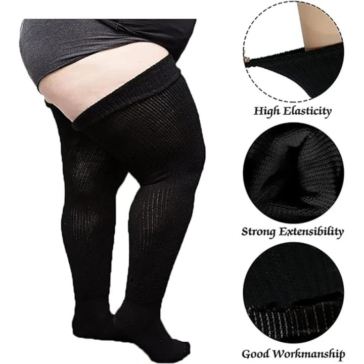 Plus%20Size%20Women%20Thigh%20High%20Winter%20Socks%20for%20Thick%20Thighs-Extra%20Long%20Over%20the%20Knee%20Stockings-Leg%20Warmer%20Boot%20Sock%20with%20Thigh%20Belt%20-%20Image%203