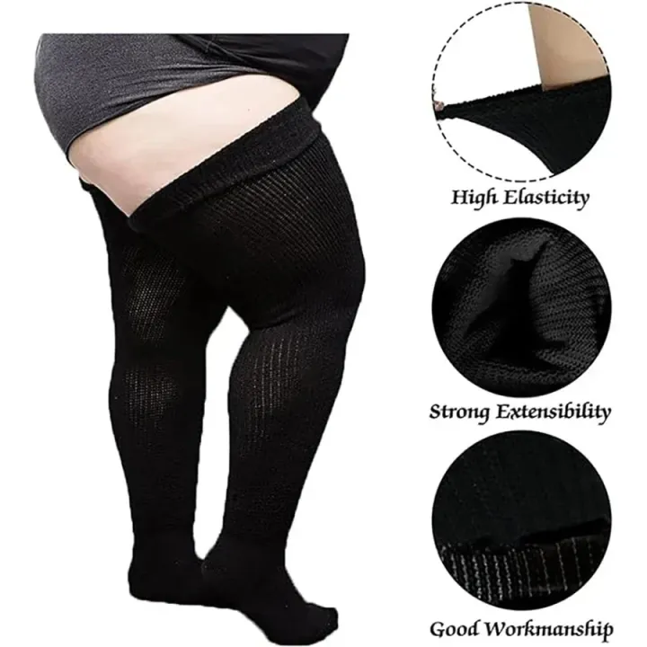 Plus%20Size%20Women%20Thigh%20High%20Winter%20Socks%20for%20Thick%20Thighs-Extra%20Long%20Over%20the%20Knee%20Stockings-Leg%20Warmer%20Boot%20Sock%20with%20Thigh%20Belt%20-%20Image%203