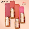 QiBest Cross Border Silky Blush Stick Brightening Pigmented Blush Stick Rouge Pen Blush Bar Cream Blush Stick. 
