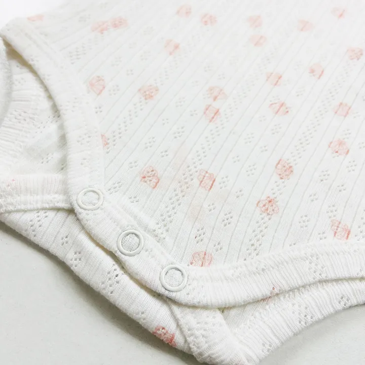 Infant%20and%20Toddler%20Girl%20Baby%20Sleeveless%20Cotton%20Romper%20Bodysuit%20From%20Levin%20-%20Image%203