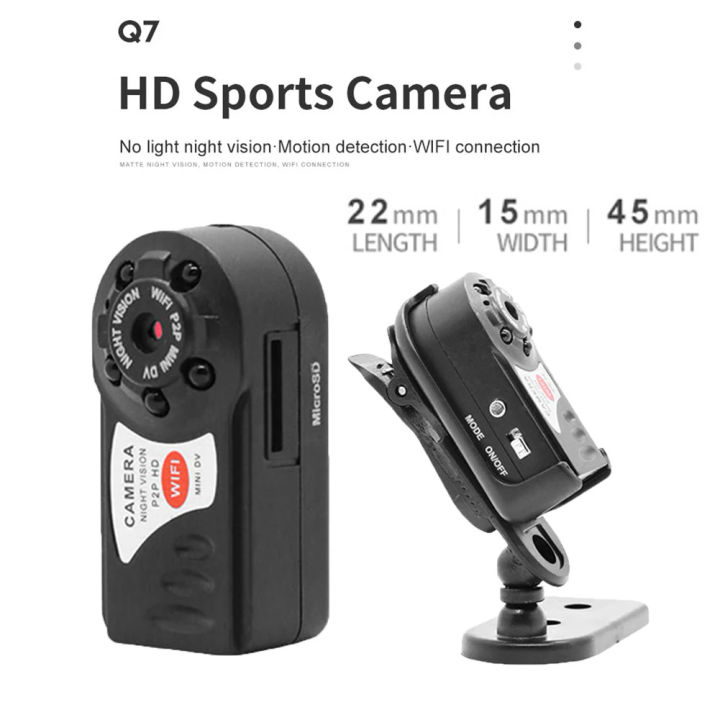 1080P WiFi Mini Camera DV DVR Recorder Small Camera Infrared Night