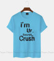 i am crush design Women's Short Sleeve Printed Jersey T-Shirt.