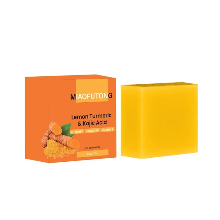 Turmeric%20Kojic%20Acid%20Soap%20Bar%20Turmeric%20Face%20And%20Care%20Body%20Soap%20Soap%20Oil%20Removal%20Whitening%20Acne%20Care%20Skin%20Body%20100g%20P6f8%20-%20Image%206