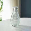 Creative Simple Vintage Embossed Vase Glass Creaft Embossed Printing Transparent Hydroponics Vase DIY Mini Glass Vase Flower Arrangement.