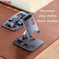 New Foldable 360 Rotary Bracket Aluminum Alloy Desktop Flat Universal Mobile Phone Bracket. 