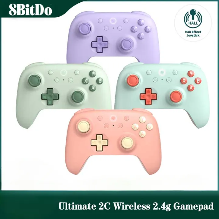 8BitDo Ultimate 2C Wireless Game Controller，2.4G Gamepad with Hall Effect for PC,Windows 10 11,Steam Deck,Raspberry Pi,Android