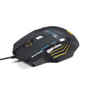 HXSJ 3200 DPI 7 Button 7D LED Optical USB Wired Gaming Mouse Mice for Laptop PC Professional Gamer Adjustable Black. 