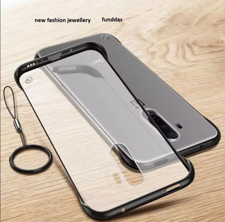 Oneplus%207T%20Pro%20Case%20Cover%20Ultra-Thin%20Frameless%20Ring%20Design%20Transparent%20Matte%20Back%20Caseing%20-%20Camera%20-%20Phone%20Back%20Cover%20-%20Image%202