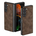 For Samsung Galaxy Z Fold 5 4 3 funda Luxury PU leather Skin cover funda for Samsung Z Fold5 Fold4 Fold3 Case.