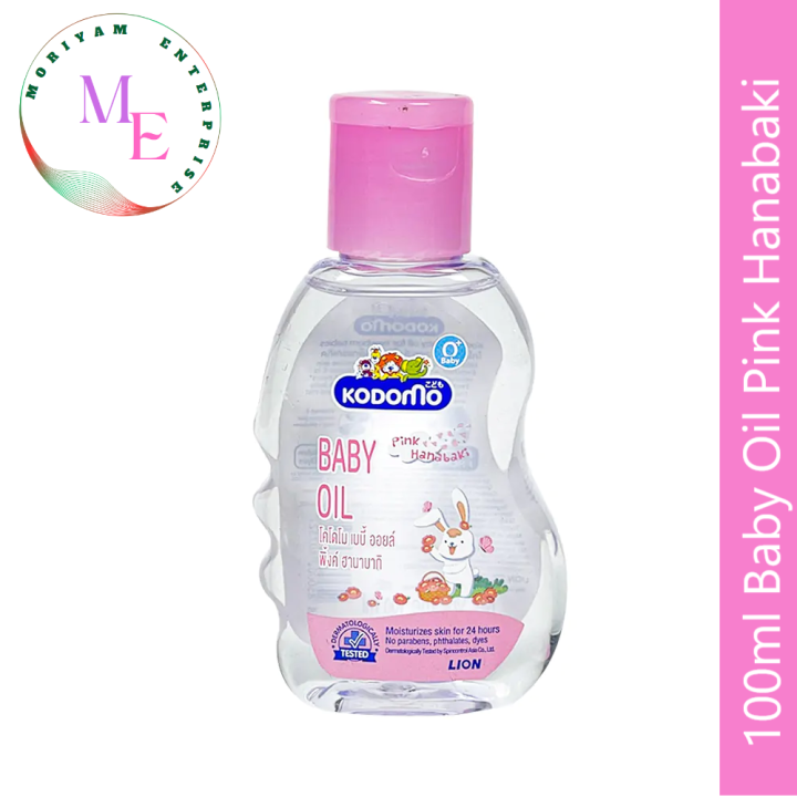 Kodomo Baby Oil 100ml Pink Hanabaki