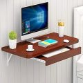 Product details of Wall mount pc/laptop table Wall-mounted Computer Desk Wood with Keyboard Support Pink Purple White Computer Desk.