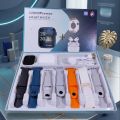 S2000 Pro Max Smart Watch with Wireless AirPods Pro – 10-in-1 Mega Combo Pack – 7 Changeable Straps/Belts with Free Protective Watch Cover – Bluetooth Call & Fitness Tracker Smartwatch for Men & Women.