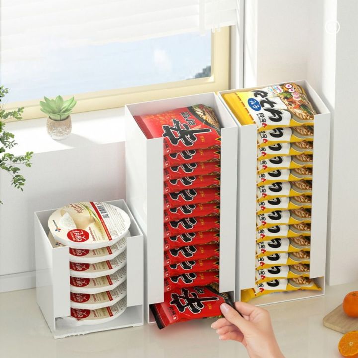 Multi-Function Plastic Instant Noodle Storage Box Sorting White Korea ...