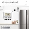 TM03 Digital Timer Switch Socket 24 Hour Cyclic Kitchen Timer Outlet Programmable Timing Socket EU UK AU US BR FR IT TH Plug.