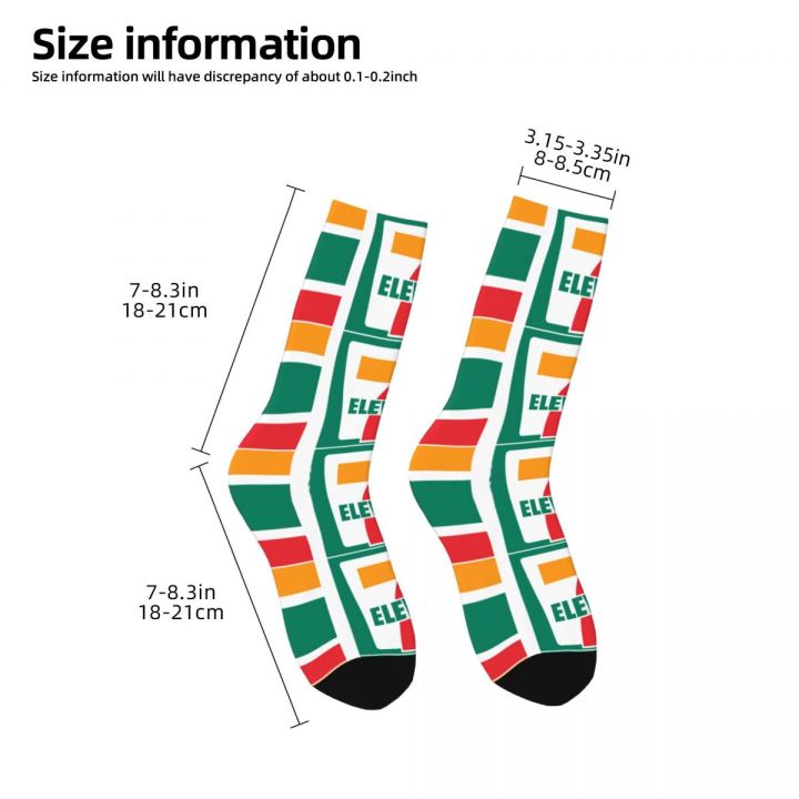 711%207-11%207-Eleven%20Store%20Logo%20Product%20Socks%20Cozy%20High%20Quality%20Crew%20Sock%20Super%20Soft%20for%20Womens%20Present%20-%20Image%206