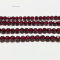 Chain Chain Chain Woman IY Bracelet Necklace Facet Bead Sparkle Brazilian Red Stone Natural AAA Garnet 4 Millibright Gemstone for Jewelry Making D. 