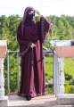 Moon Star Party Borkha with Hijab Exclusie Dubai cherry Muslim Outware For Women.