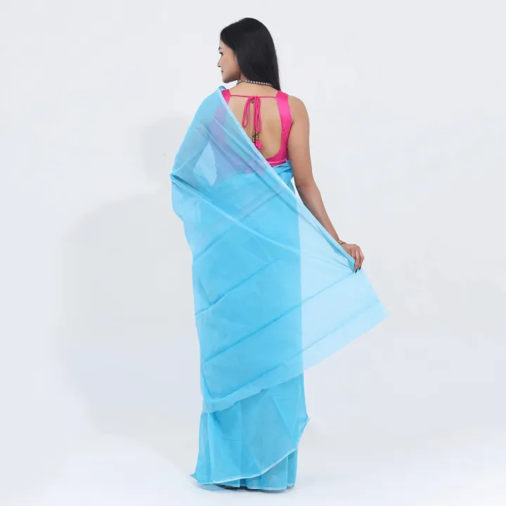 Japanese%20Half%20Silk%20Than%20Saree%20for%20Women%20-%20Sky%20Blue%20Color%20Flat%20Muslin%20Saree%20-%20Fashionable%20and%20Comfortable%20Outfit%20-%20Suitable%20for%20Any%20Season%20-%20Image%203