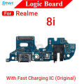 Charging Logic Board For Realme 8 8i 8s 8 Pro 4G 5G Charging Port USB Plug PCB Dock Connector Spare parts.