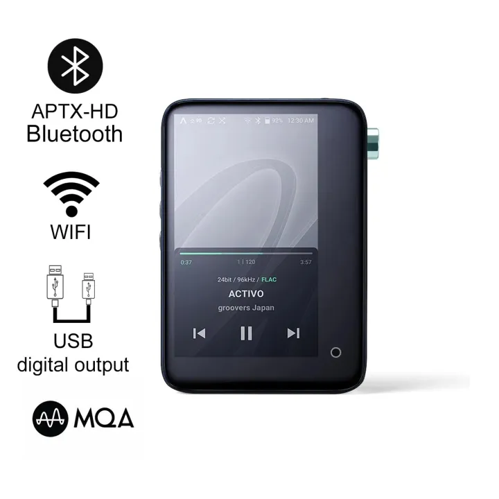 Astell Kern ACTIVO CT10 MP3 Player With Bluetooth WiFi High Resolution Digital Audio Player Portable DAP With USB DAC MQA