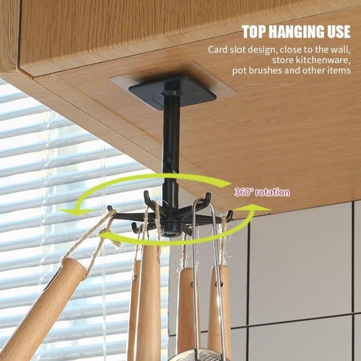 Kitchen%20Hook%20Storage%20Rotating%20Racks%20Holder%20spatula%20spoon%20Organizer%20Telescopic%20Self%20Adhesive%20Storage%206%20Hooks%20Cooking%20Spoon%20Hanging%20Bathroom%20Home%20Wall%20Hanger%20-%20Image%205